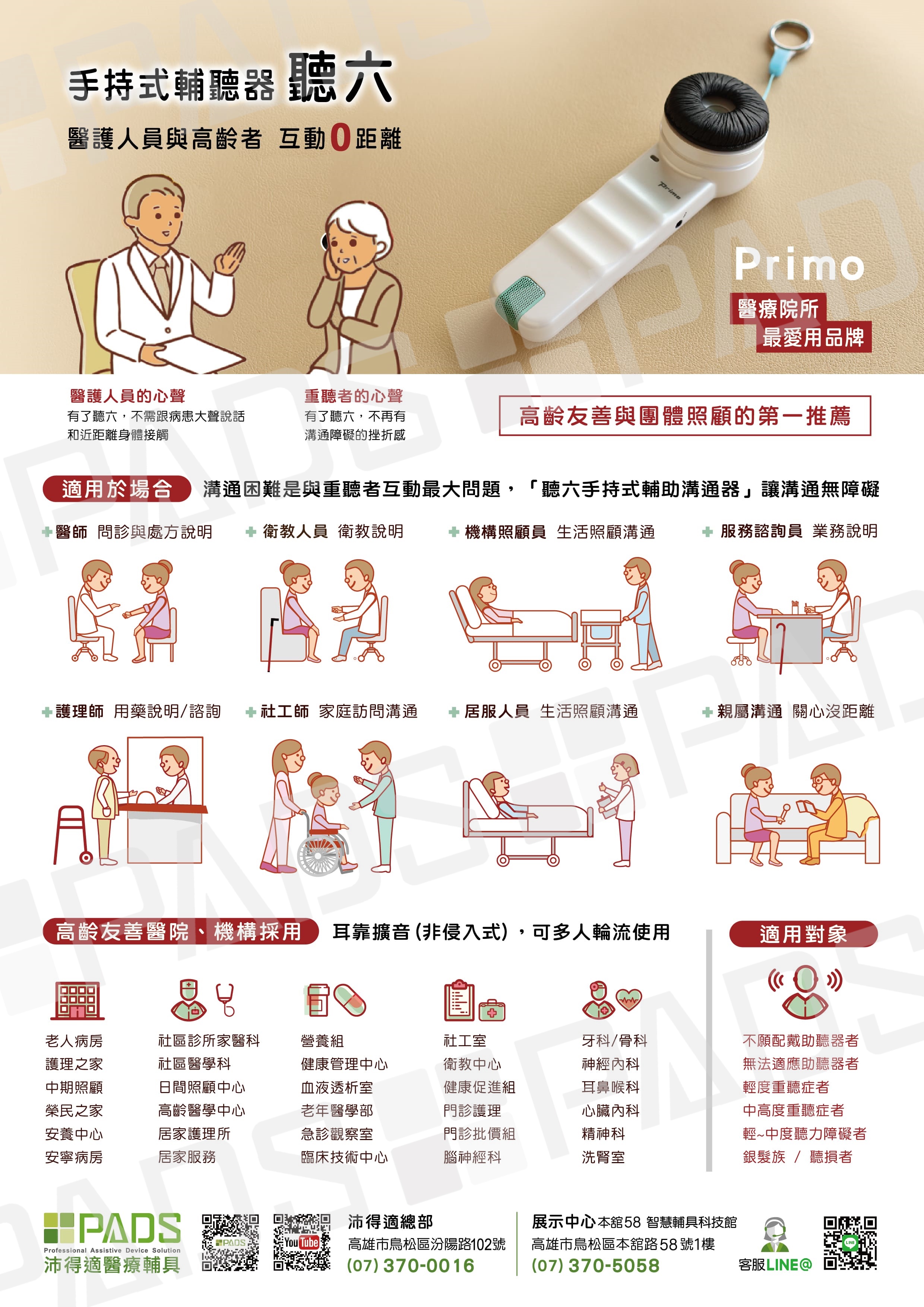 聽力輔具,重聽,老人溝通,聽不到